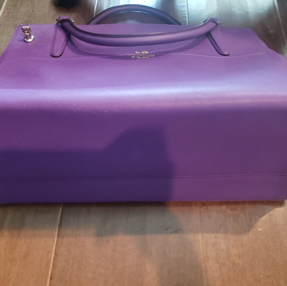 Purple Iris Coach Tote - Picture 4 of 9